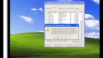 Administración de procesos en Windows XP (Gráfico y Linea de comandos).
