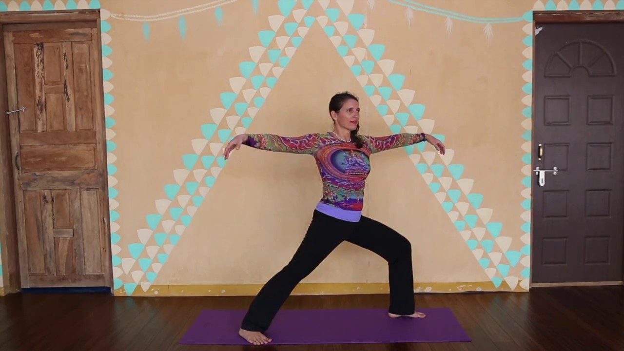 Yoga Health Mandala Standing Warrior sequence with Helen Noakes YouTube