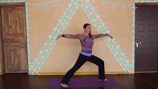 Yoga Health Mandala: Standing Warrior sequence with Helen Noakes