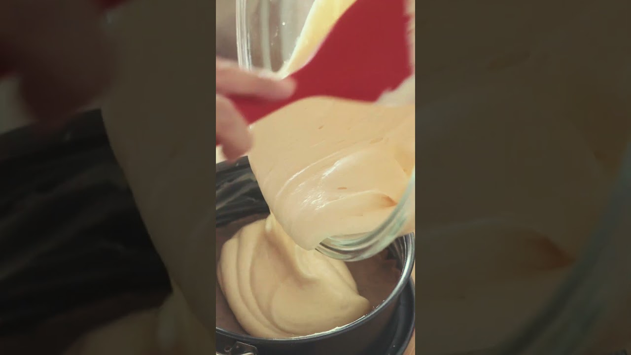 Trying a Japanese Yogurt Souffle 🧡 Cozy Baking Moments #cozyvibes #cozygirl #japanesesoufflecake