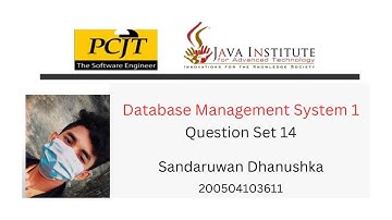 Data Base Task 14 | Create an ER Diagram | 1st Year | Java Institute | Sandaruwan Dhanushka