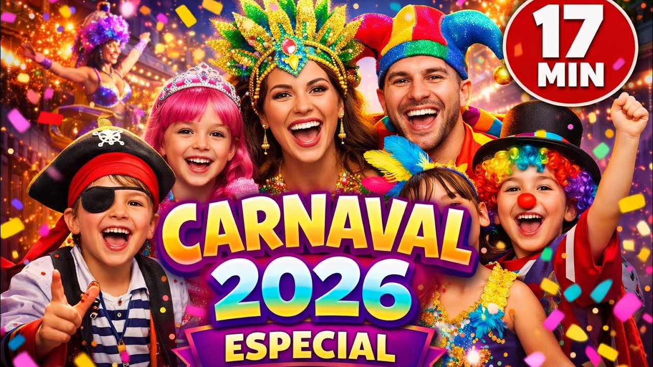 CARNAVAL 2026 🎉 Especial Familiar | Música, Baile y Alegría (17 Minutos)