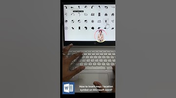 How to insert map  location symbol on Microsoft word? #mswordapp #shortsvideo