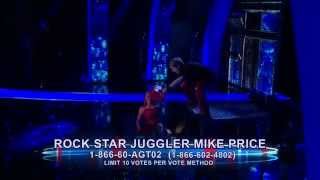 ☆ America Voted ☆ - America's Got Talent Rockstar Juggler Mike Price Quarterfinal