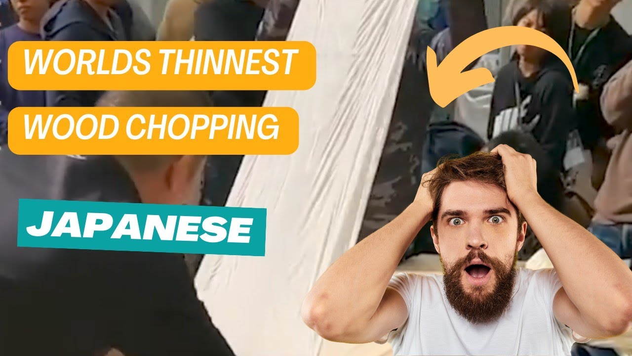 Japanese thinnest wood competition life in Japan japan 軍旅 Bizarre