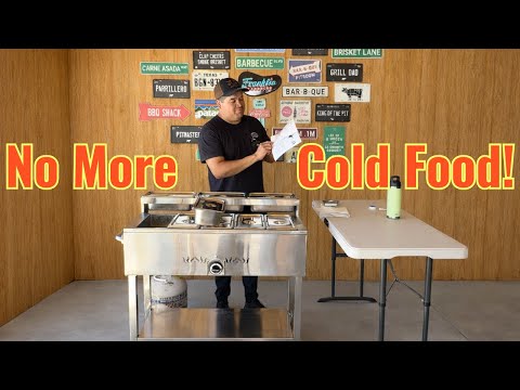 No More Cold Food for Backyard Catering VEVOR Steam Table Review