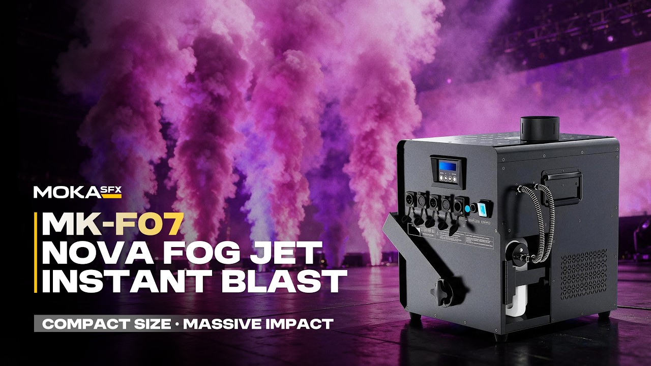 MOKA SFX MK-F07 X20 Fog Jet Machine | 15M Instant Fog Blast - YouTube