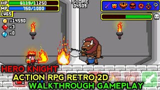 Hero Knight - Game Android OFFLINE Action RPG Bergaya Retro 2D screenshot 1