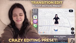 JISOO IPHONE UI TRANSITION/TRANSITION EDIT|ALIGHT MOTION PRESET 