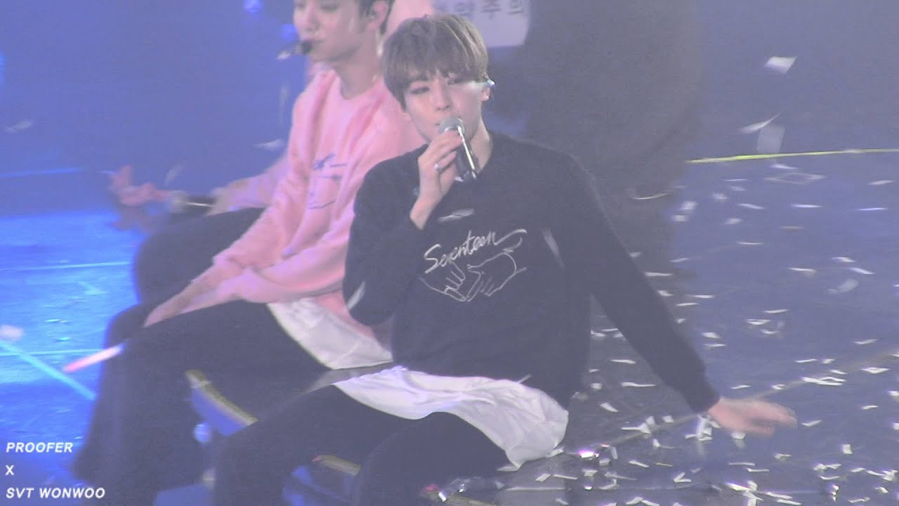 160213 LIKE SEVENTEEN Boys Wish Encore Concert - 20 원우 ver.