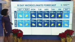 Microclimate weather forecast Friday, Dec 4