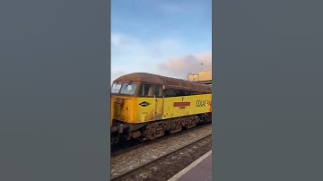 Trains at Alfreton. COLAS class 66’s with crossover,notts Eastcroft to Doncaster.