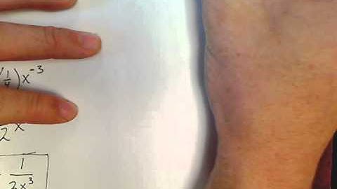 Calculus Power Rule Variable in Denominator 1/x