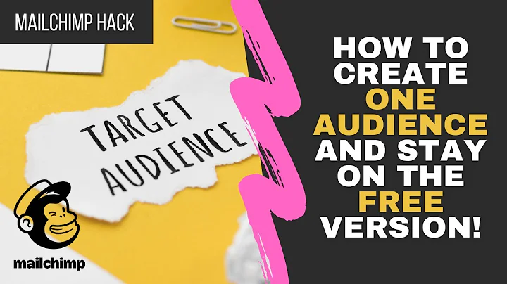 Create Multiple Audiences with just One Audience in Mailchimp