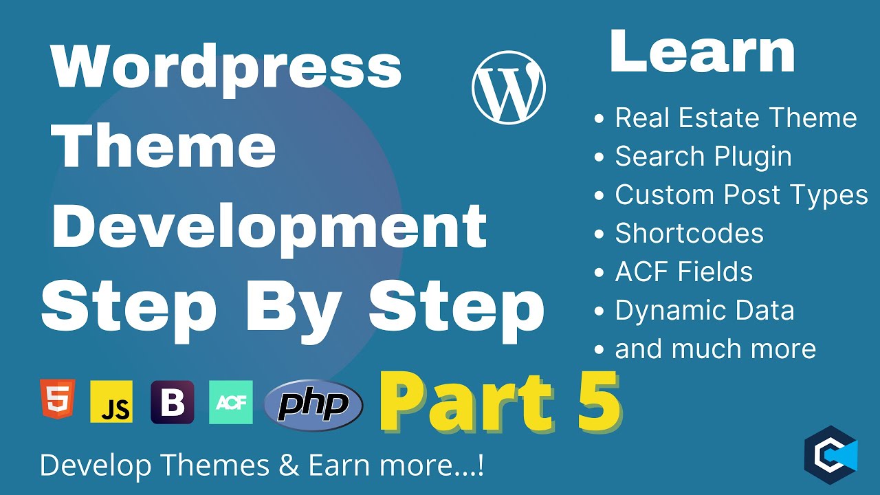 Wordpress Theme Development Tutorial Part 5 | Bootstrap Wordpress Theme ...