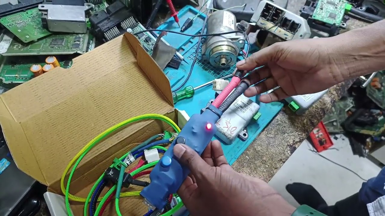 EPS TEST ON TABLE /How To test Car EPS Electric Power Steering Model On