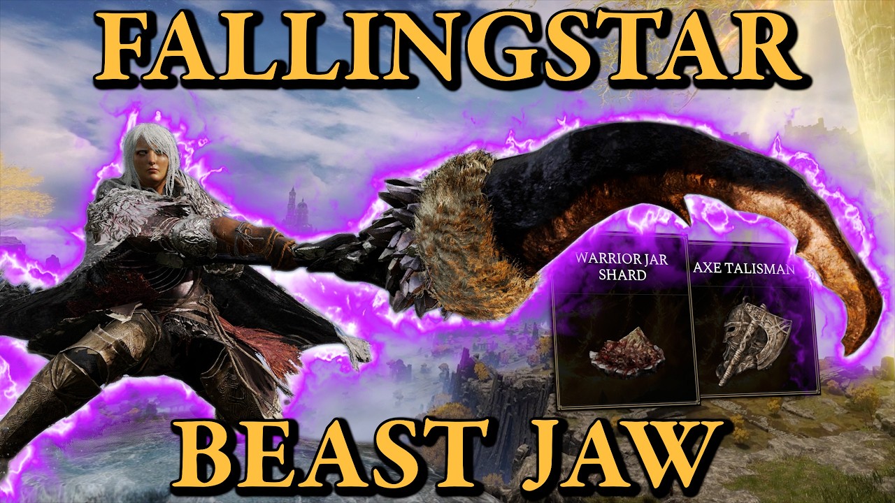 The Most UNDERRATED Colossal Weapon In Elden Ring... Fallingstar Beast Jaw No Hit Run