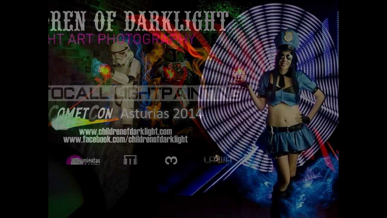 CometCon Oviedo 2014 (Photocall Light Painting by Children Of Darklight, 01-02/03/2014)