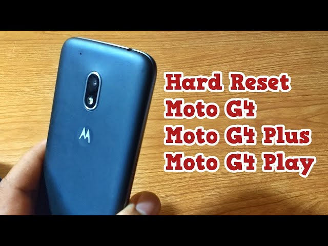 Motorola Moto G Play or G4 play (XT1602) Hard Reset #hardreset #motoGPlay  #passwordUnlock 