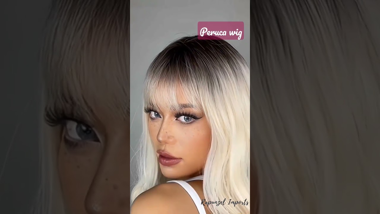 Perucas Wig orgânica fibra premiun, acabamento natural.