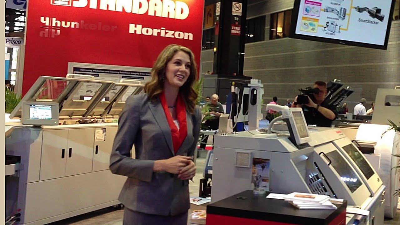 BQ280 PUR binder @ PRINT -Trade Show Presenter Amy McWhirter