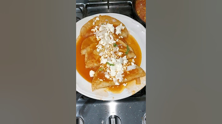 enchiladas rojas super deliciosas #alerecetasdecomida 😋