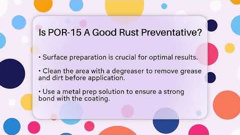 Is POR-15 A Good Rust Preventative? - Car Collector Enthusiasts