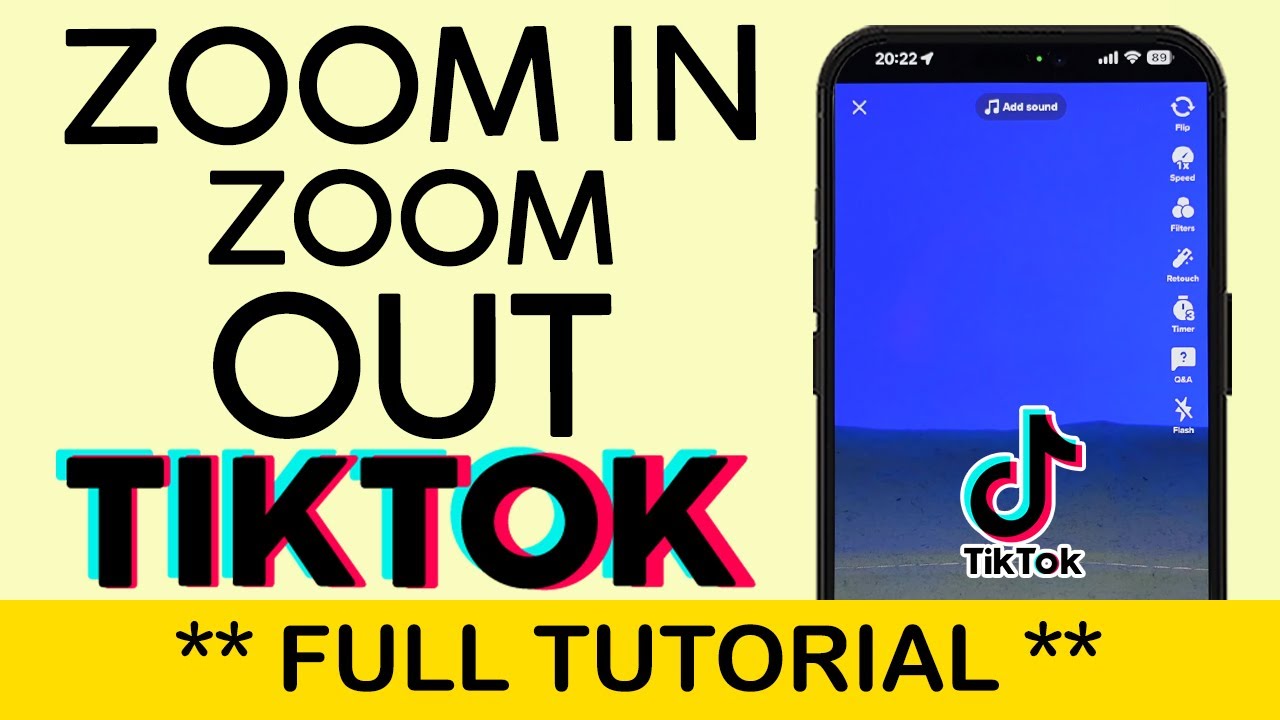 How to Zoom in Zoom Out on TIktok Video | 2 Ways to Zoom In and Out