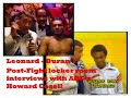 Leonard - Duran 1 Post fight locker room interviews after the fight