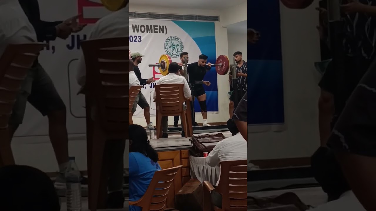 Aren Joy Fernandes 170kg Squat National Powerlifting Championship 2023 