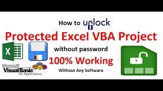 How to unlock VBA Protect without password. 100% working. Without any software