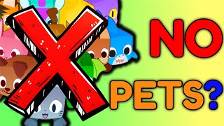 Playing Pet Simulator 99 WITHOUT PETS?!? (Roblox)