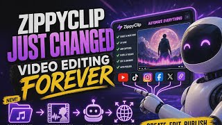 ZippyClip Just Changed Video Editing Forever (Auto Music Videos + Publish)