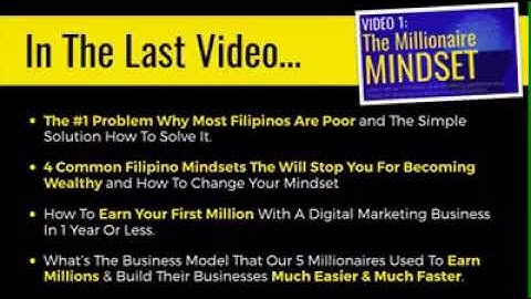 ATM (Average To Millionaire) Presents: Video #2 Millionaire Method  Video 2