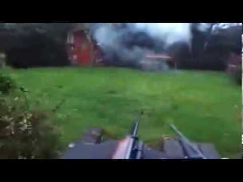 Shooting Firebird Exploding targets