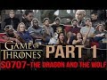 Game of Thrones - 7x7 The Dragon and The Wolf - Group Reaction [Part 1] Skit!