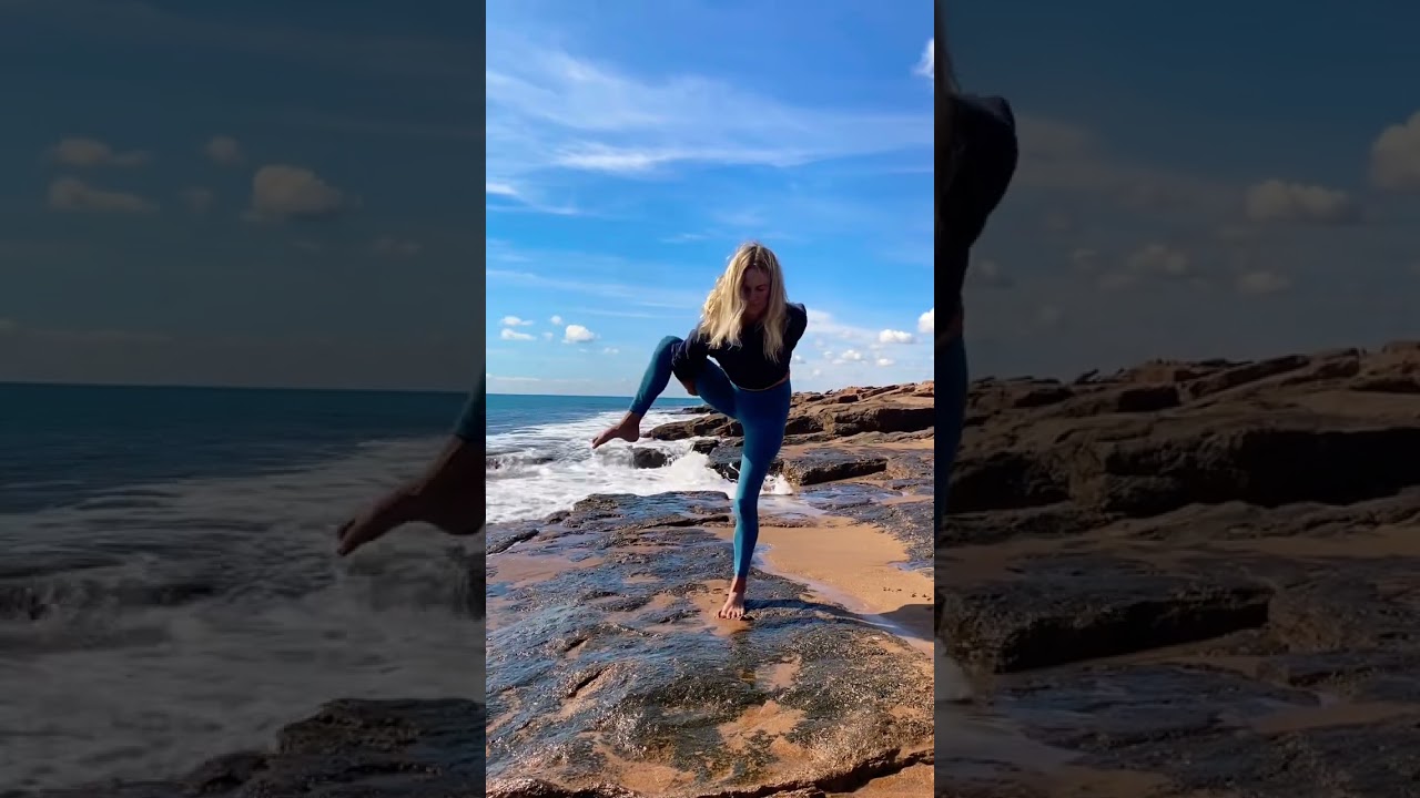 Try this Bird of Paradise Yoga Pose
