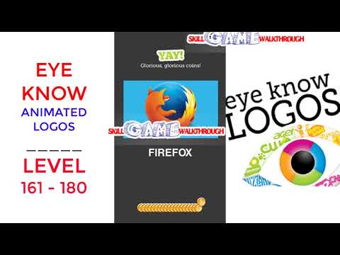 Eye Know: Animated Logos Level 161 - 180 Walkthrough | SkillGameWalkthrough