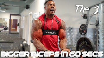 BIGGER BICEPS IN 60 SECS - TIP 3 - Close Grip EZ bar curls