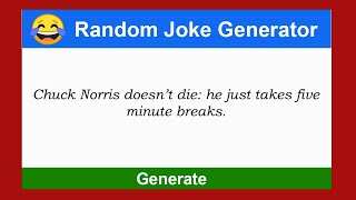 Join me as I challenge myself to make u laugh with the wildest JavaScript jokes generated real time screenshot 4