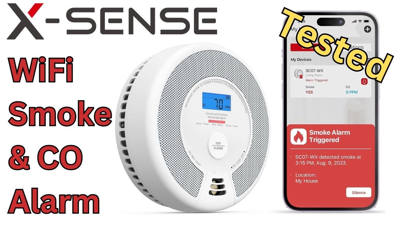 XSENSE SC07WX WiFi Smoke & CO Alarm. NO 1 seller on Amazon YouTube