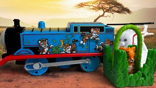 Thomas And Friends-Tiger Adventure Set-Rescue The Cub