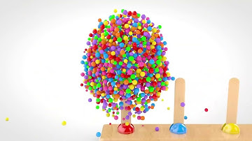 Learn Numbers with Colorful Balls Ice Cream Sponsored By Preview 2 Effects | Inverted