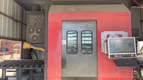 Used Lincoln Electric Python X2 CNC Robotic Beam Coping Line