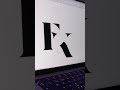 FK monogram logo design #logos #fiverrtest #logomark #graphicdesign #calligraphy