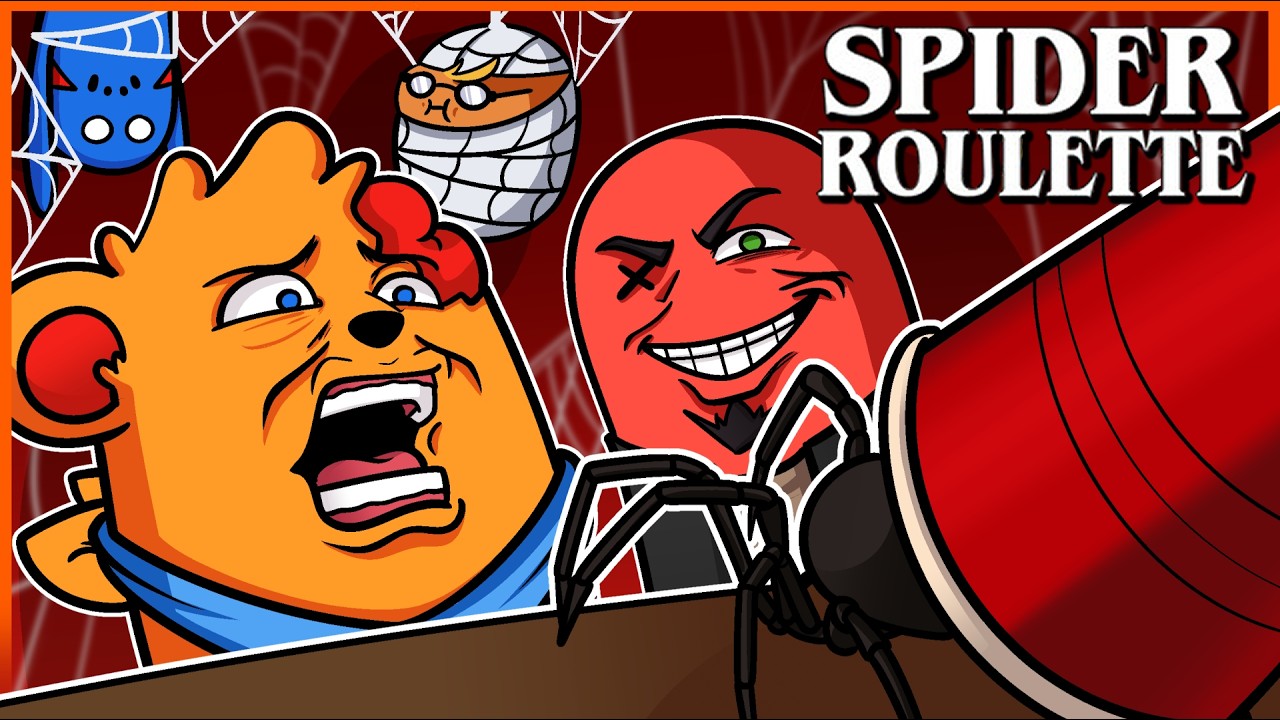 WHO PUT A SPIDER UNDER MY CUP!?!? [Spider Roulette]