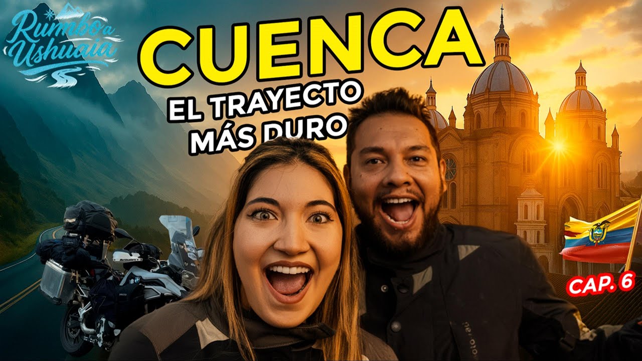 Entre neblina y montañas llegamos al paraíso colonial de Cuenca Ecuador✨|  Cap.6 Suramérica en Moto
