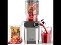 Anybear Cold Press Juicer, 200W Masticating Slow Juicer 4.3" Large Feed Chute Fit Whole Fruits