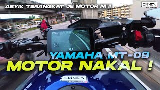 WEIH TERANGKAT JE MOTOR NI ! | Yamaha MT-09 Malaysia Motovlog - Chigee AIO-5 Insta360 AcePro [4K]