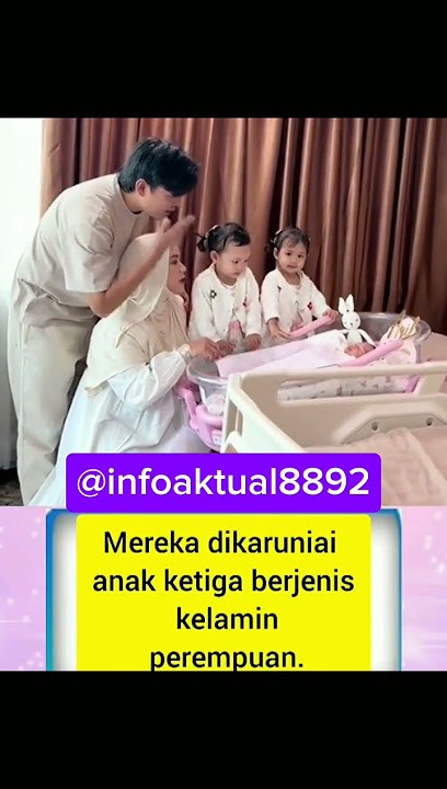 anandito dan Anisa Rahma dikaruniai anak yang ketiga..#shortvideo #reels #trending #shortvideo